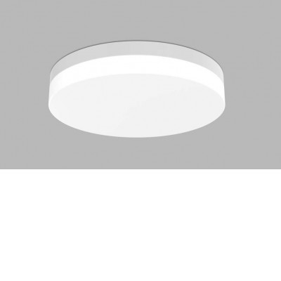 FOR 15-30W Emergency Stropní nouzové svítidlo, pro trvalé i nouzové svícení, záloha 3h, těleso plast bílá, dif plast opál, LED 15-30W, 1500-3000lm, přepín. teplota CCT teplá 3000K-neutr 4000K, Ra90, IP54, d=360mm, h=58mm.