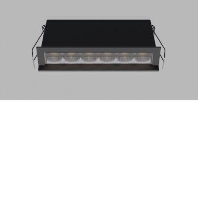 VENLOS ASYM 10W/20W CCT Podhledové zápustné svítidlo, ASYMETRICKÉ svícení (wallwasher), hliník, rámeček bílá/černá, LED 10W/800lm, 20W/1600lm, TW dle typu, přepín CCT teplá 2700K/3000K/neutr 4000K, stmív. dle typu, Ra90, UGR<19, 230V, IP20