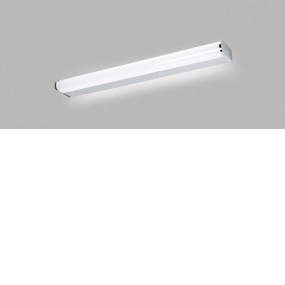 KOLAC 12W/18W/24W CCT IP44 Nástěnné svítidlo k zrcadlu, do koupelny, těleso hliník, povrch chrom, dif plast opál, LED 12W/18W/24W, CCT přepín. teplota  teplá 3000K-neutrální 4000K, Ra90, 230V, zvýš. krytí IP44, tř. 1, rozměry dle typu.
