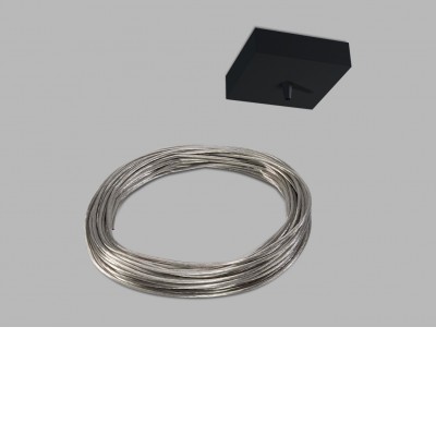 KASEL SU II Závěsná sada pro magnetický systém, těleso kov, povrch černá/bílá, délka l=3m.