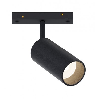 GELEN MG 6W Bodové svítidlo do magnetického systému, nastav. směr svícení, těleso kov, povrch černá, LED 6W, 480lm, neutrální 4000K, vyzař. úhel 36°, 48V, IP20, rozměry d=40mm, h=85mm