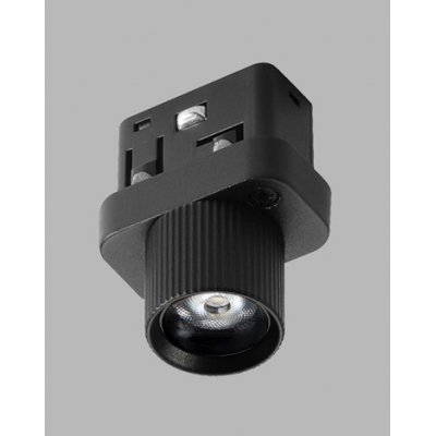 THORN 2W, 48V Svítidlo do magnetického systému, bodové, těleso kov, povrch černá/bílá, LED 2W, 186lm, teplá 3000K/neutrální 4000K, vyzař. úhel 24°, 48V, IP20, rozměry d=22mm, h=45mm.