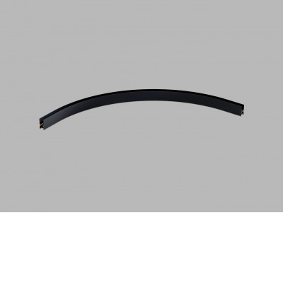 KASEL oblouková lišta Oblouková lišta pro magnetický systém, materiál hliník, povrch černá, 48V, rozměry poloměr r=600mm.