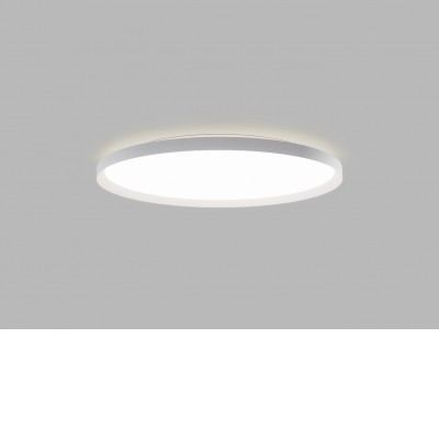 RANDY C 88W Casambi Stropní svítidlo, hliník, bílá, difuzor plast opál, LED 88W, 6160lm, TW nastavitelná teplota CCT teplá 3000K-neutrální 4000K, Ra90, stmív Casambi, 230V, IP20, d=800mm, h=70mm