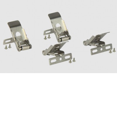 K05 - KLIP SDK 4ks Sada 4ks - Montážní klipy pro spodní montáž LED panelů, do sádrokartonu SDK, materiál kov