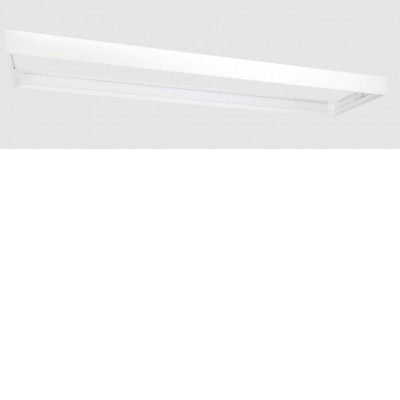 MR122 - Rám pro LED panel 1200x300x62mm Montážní rám pro stropní montáž LED panelu, materiál kov, povrch bílá, rozměry 1200x300x62mm, DIY šroubovací, rozložený