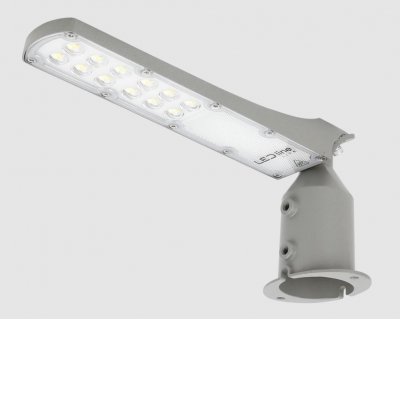 ALANITOS 30W/50W/100W soumrakový senzor Svítidlo pro veřejné osvětlení, soumrakový senzor, nastav. sklon svícení +-15°, těleso hliník, povrch šedá, LED 30W/50W/100W, neutrální 4000K, ULOR 0%, 230V, IP65, IK08, rozměry dle typu, mont na stožár, nebo  výložník d=60mm