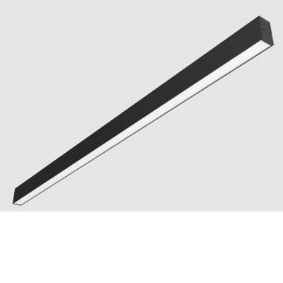 MIKIO 30W Přisazené/závěsné svítidlo, těleso hliník, povrch bílá/černá, dif. plast opál, LED 30W, neutrální 4000K, vyzař. úhel 96°, Ra80, 230V, IP20, tř.1, rozměry 1204x33,5x60mm.