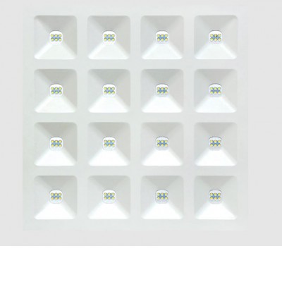 GILMO 15-36W Stropní, podhledové, svítidlo, těleso kov, povrch bílá, nast. LED 15-36W, 5040lm, neutrální 4000K, UGR<16, 230V, IP20, tř.1, 596x596x50mm