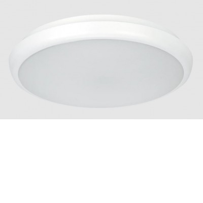 ESPERAN 16W/22W Stropní venkovní svítidlo, těleso plast bílá, difuzor plast opál, LED 16W/1600lm, 22W/2200lm, neutrální 4000K, 230V, IP65, tř.2, rozměry dle typu.
