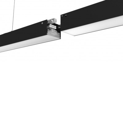 MIHES 20W/40W/60W Přisazené/závěsné svítidlo, těleso plast bílá/černá, dif. plast opál, LED 20W/2600lm, 40W/5200lm, 60W/7800lm, neutrální 4000K, stmív. dle typu, vyzař. úhel dle typu, Ra80, 230V, IP20, tř.1, rozměry dle typu.