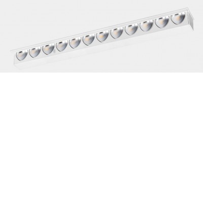 UNCUS FL, LED 12W Stropní podhledové svítidlo, bezrámečkové, základna hliník, povrch bílá, LED 12W, 1123lm, neutrální 4000K, Ra92, WALLWASHER, 230V, IP23, tř.3, rozměry 278x58x16mm..
