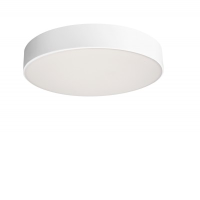 LAVO PL 90W CCT Stropní svítidlo, těleso hliník, povrch bílá, difuzor plast opál, LED 90W, přepín CCT teplá 3000K-neutrální 4000K, stmív TRIAC, 230V, IP20, rozměry d=800mm, h=90mm, svítí nahoru/dolů