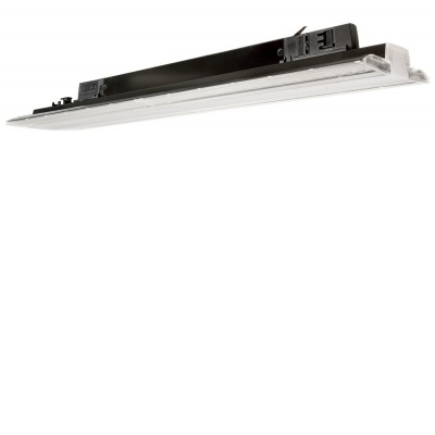 HASEKO 14W-20W 3F Svítidlo do 3F lišty, výklopné +-30°, těleso hliník, povrch černá, krycí plast čirý, nast. LED 14W-20W, 2900lm, teplá 3000K, Ra80, 230V, IP20, rozměry 600x120x68mm.