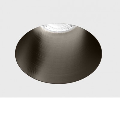 BLANKET BI R 6,3W IP44 Stropní, podhledové, bodové svítidlo, bezrámečkové, hliník, komínek modročerná, LED 6,3W, 640lm, teplá 2700K, vyzař. úhel 55°, Ra90, 230V, IP44, rozměry d=50mm, h=57mm.