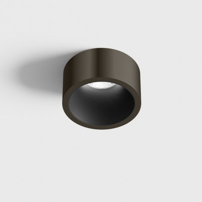 BLANKET BI 6,3W IP44 Stropní, podhledové, bodové svítidlo, plast, povrch vnější modročerná, vnitřní černá mat, LED 6,3W, 640lm, teplá 2700K, vyzař. úhel 55°, Ra90, 230V, IP44, rozměry d=55mm, h=58mm.