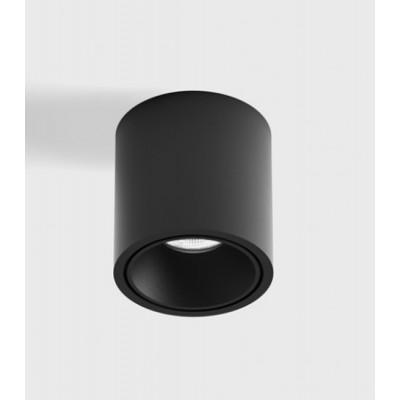 ANDENE PL 9W IP44 Stropní přisazené bodové svítidlo, těleso hliník, povrch bílá/černá, LED 9W, 820lm, teplá 3000K/neutrální 4000K, vyzař. úhel 50°, UGR<19, Ra90, 230V, IP44, rozměry d=95mm, h=100mm.