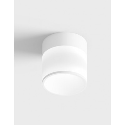 ARLON PL 9W UGR>19 Stropní přisazené bodové svítidlo, těleso hliník, povrch bílá, difuzor plast opál, LED 9W, 560lm, neutrální 4000K, vyzař. úhel 60°, UGR>19, Ra90, 230V, IP20, rozměry d=100mm, h=105mm.