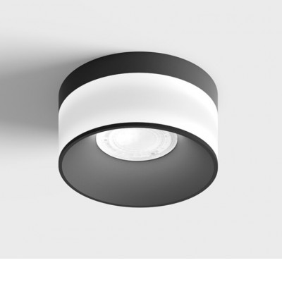 ARLON PL 9W/18W UGR >19 Stropní přisazené bodové svítidlo, těleso hliník, povrch bílá/černá/mosaz, difuzor plast opál, LED 9W/560lm, 18W/1208lm, teplá 3000K/neutrální 4000K, vyzař. úhel 60°, UGR>19, Ra90, 230V, IP20, rozměry dle typu.