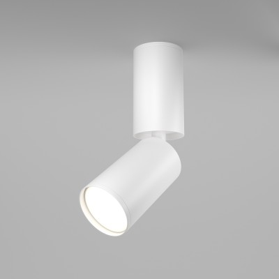 GENERO PL R II 1x10W, GU10 Stropní, přisazené, bodové svítidlo, nastav. směr svícení, těleso kov, povrch bílá, pro žárovku 1x10W, GU10, 230V, IP20, rozměry d=52mm, l=92mm, h=192mm.
