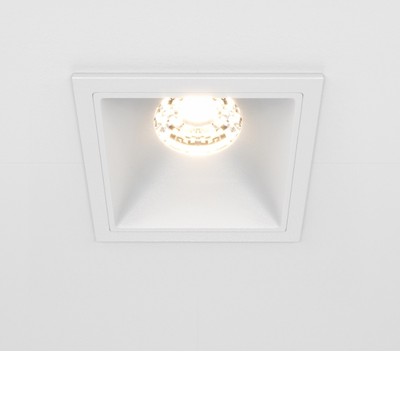 HABEO BI SQ 15W Stropní podhledové bodové svítidlo, těleso kov, rámeček bílá, reflektor bílá, LED 15W, 1150lm, teplá 3000K, vyzař. úhel 36°, Ra90, 230V, IP20, tř.2, rozměry 85x63x85mm.