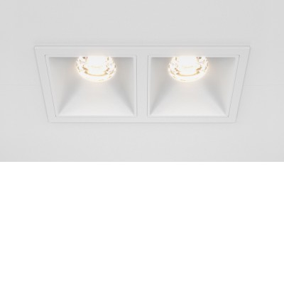 HABEO BI RC 2x15W Stropní podhledové bodové svítidlo, těleso kov, rámeček bílá, reflektor bílá, LED 2x15W, neutrální 4000K, 2500lm, vyzař. úhel 36°, Ra90, 230V, IP20, tř.2, rozměry 167x63x85mm.