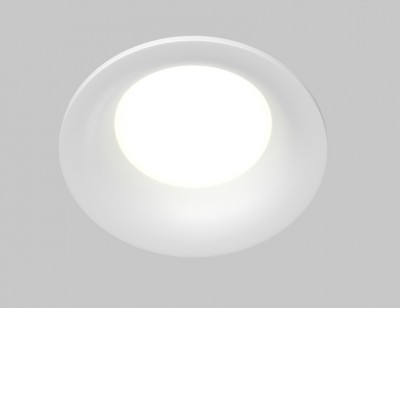 GENITOR BI 1x50W, GU10, IP65 Stropní podhledové bodové svítidlo, těleso kov, povrch bílá, pro žárovku 1x50W, GU10, 230V, IP65, tř.2, rozměry d=85mm, h=40mm.