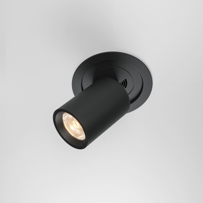 CHIROT BI 10W Stropní podhledové bodové svítidlo, nastav. směr svícení, těleso hliník, povrch bílá/černá, LED 10W, 760lm/780lm, teplá 3000K, vyzař úhel 36°, 230V, IP20, tř.2, rozměry d=90mm, h=97mm.