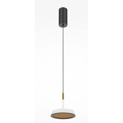 CHRONICA HL II 15W Závěsné svítidlo, těleso hliník, povrch bílá, difuzor s detailem medové plástve,  LED 15W, 650lm, teplá 3000K, Ra80, 230V, IP20, tř. 1, rozměry d=145mm, vč závěs kabelu l=3270mm, lze zkr.