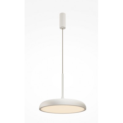 MAREC HL 26W Závěsné svítidlo, těleso kov, povrch bílá, difuzor plast opál, LED 26W, 1400lm, teplá 3000K, Ra80, 230V, IP20, tř.1, rozměry d=400mm, h=320mm, vč. závěs kabelu l=3470mm, lze zkrátit.