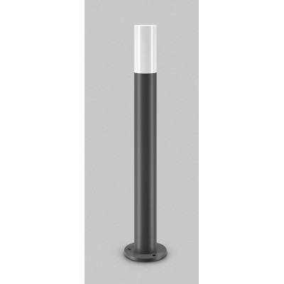 ENDTO FL 1x60W, E27, IP54 Sloupkové venkovní svítidlo, těleso kov, povrch šedá, difuzor plast opál, pro žárovku 1x60W, E27, 230V, IP54, rozměry d=125mm, h=800mm.