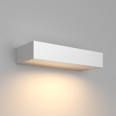 KARTE WL 10W, IP65 Nástěnné venkovní svítidlo, těleso hliník, povrch bílá, difuzor sklo opál, LED 10W, 350lm, teplá 3000K, Ra80, 230V, IP65, tř.1, rozměry 300x120x55mm, svítí dolů.