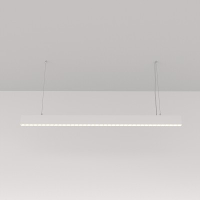 IUS HL 40W Závěsné svítidlo, buňkové, těleso kov, povrch bílá, LED 40W, 3400lm, neutrální 4000K, Ra80, 230V, IP20, tř.1, rozměry 1065x33mm, vč závěs lanka l=2800mm, lze zkrátit.