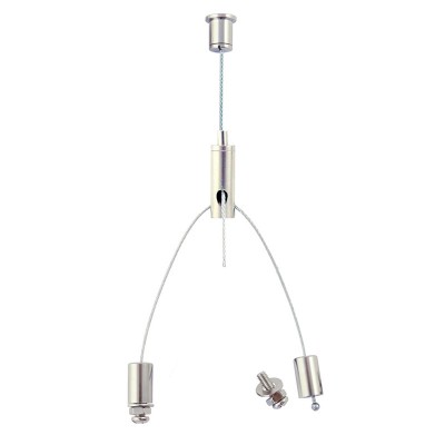 LZ01 Y, 1500mm Stavitelný lankový závěs pro svítidla Y, materiál kov, nosnost 15kg, lanko d=1,5mm, l=1500mm, 1ks v balení