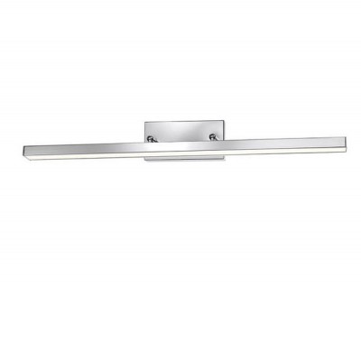 GARNI WALL LED 1x12W 3000K 874LM 230V IP44 Nástěnné svítidlo, těleso hliník, povrch chrom lesk, difuzor akryl, LED 1x12W, teplá 3000K, 874lm, 230V, do koupelny IP44, rozměry 490x30x65mm, vč.sv.zdr.