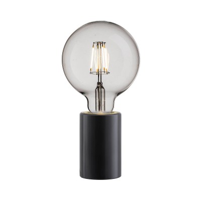 MARBLE 1x60W E27 IP20 Stolní lampa, základna leštěný mramor černá, pro žárovku 1x60W, E27, IP20, tř.1, rozměry 60x103mm, přívodní kabel l=1800mm
