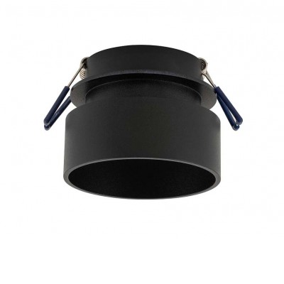 ZELUS 1x15W GU10 Stropní podhledové bodové svítidlo, těleso kov, povrch bílá/černá, pro žárovku 1x15W, GU10, 230V, IP20, rozměry d=80mm, h=60mm, svítí nahoru/dolů