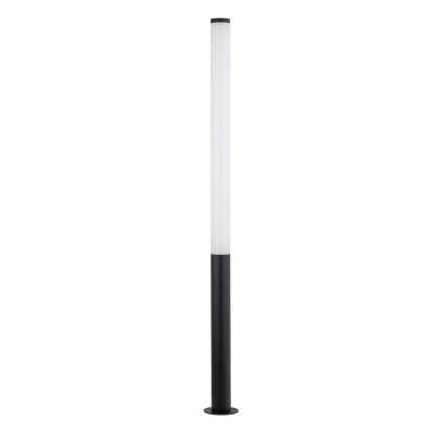SANAK 100W IP54 Sloupkové venkovní svítidlo, těleso hliník, povrch černá, difuzor plast opál, LED 100W, 7800lm, teplá 3000K, Ra80, 230V, IP54, tř.1, rozměry d=100mm, h=2000mm.