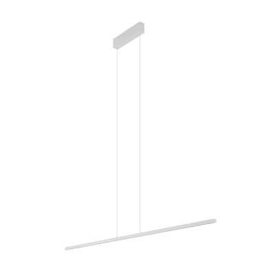 TRAB LED 27W, 3000K, IP20 Závěsné svítidlo, těleso hliník/kov, povrch bílá, difuzor plast, LED 27W, 1700lm, teplá 3000K, Ra80, 230V, IP20, tř.1, rozměry š=1200mm, vč. závěs. kabelu l=1600mm, lze zkrátit