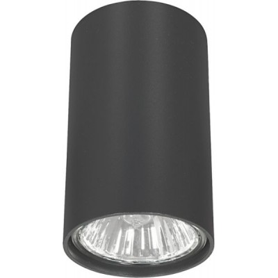 SCENA S95 35W GU10 VÝPRODEJ Stropní, přisazené, bodové svítidlo, těleso kov, povrch černá grafitová, pro žárovku 1x35W, GU10 ES50, 230V, IP20, d=55mm, h=95mm