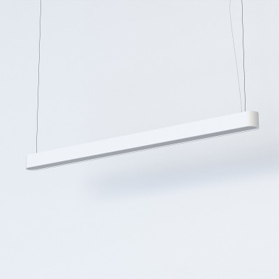 RETEL ZS LED 16W, T8/G13 Závěsné svítidlo, těleso hliník, povrch bílá, difuzor plast opál, LED zářivka 16W, teplá 3000K, 2300lm, Ra80, 230V, T8/G13, IP20, tř.1, rozměry 950x60mm , vč. závěs kabelu l=1500mm, lze zkrátit