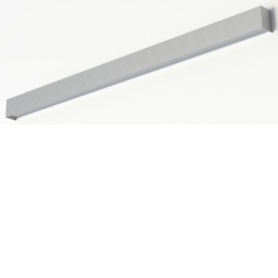 HERTA WS LED 11W, T8, IP20 Nástěnné svítidlo, těleso kov, povrch stříbrná, difuzor plast opál, LED zářivka 11W, teplá 3000K, 1700lm, Ra80, 230V, T8/G13, IP20, tř.1, rozměry 620x70mm, svítí dolů