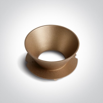 IZEGE R reflektor Výměnný reflektor pro svítidla, kruhový, povrch mosaz, POUZE REFLEKTOR