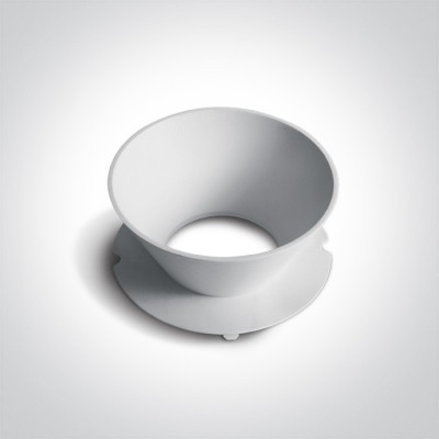 IZEGE R reflektor Výměnný reflektor pro svítidla, kruhový, povrch bílá, POUZE REFLEKTOR