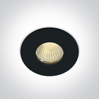 LUTYCH BI 12W, IP65 Stropní, podhledové, bodové, Darklight, svítidlo, těleso hliník, povrch černá/bílá/surový, LED 12W, 1100lm, teplá 3000K, stmívatelné, 700mA, do koupelny IP64/IP65 dle typu, tř.3, rozměry d=83mm, h=85mm, driver SAMOSTATNĚ