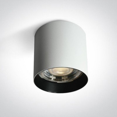 VIRTON PL 15W Stropní přisazené bodové svítidlo, těleso kov, povrch bílá, LED 15W, 1800lm, teplá 3000K, Ra90, vyzař. úhel 38°, 230V, IP20, tř.1, rozměry d=90mm, h=80mm.