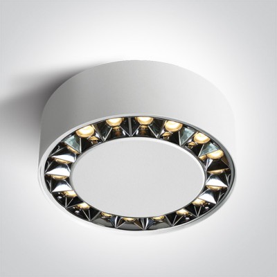 THUIN PL 6W/12W/20W/24W Stropní přisazené bodové buňkové svítidlo, těleso kov, povrch bílá/černá, LED 6W/480lm, 12W/960lm, 20W/1600lm, 24W/1900lm, teplá 3000K, Ra90, vyzař. úhel 38°, 230V, IP20, tř.1, rozměry dle typu.