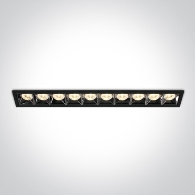 LESEI BI 20W/40W Stropní podhledové, bodové, svítidlo, těleso kov, povrch bílá, LED 20W/1600lm, 40W/3200lm, teplá 3000K, vyzař. úhel 38°, 230V, IP20, tř.2, rozměry dle typu.