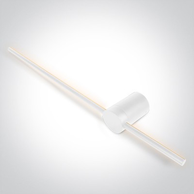 MODAF WL 15W Nástěnné svítidlo, nepřímé svícení, těleso kov, povrch bílá, LED 15W, 1200lm, teplá 3000K, Ra90, IP20, tř.1, rozměry 70x900x110mm.