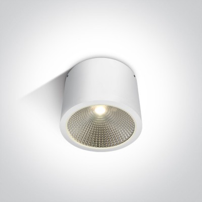 DOKUM PL 10W/25W, IP54 Stropní venkovní bodové svítidlo, těleso kov, povrch bílá, LED 10W/730lm, 25W/1800lm, teplá 3000K, vyzař. úhel 60°, Ra80, 230V, IP54, tř.1, rozměry dle typu